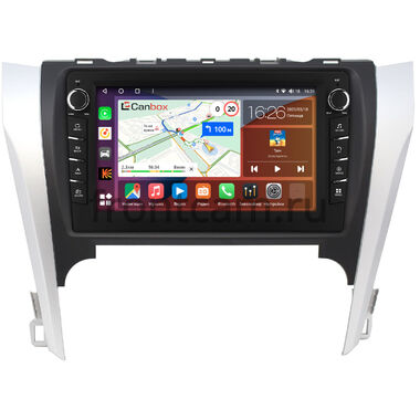 Toyota Camry XV50 (2011-2014) (9 дюймов) Canbox H-Line 7833-9-3103 на Android 10 (4G-SIM, 4/64, DSP, IPS) С крутилками