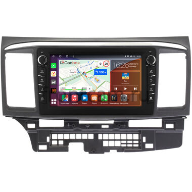 Mitsubishi Lancer 10 2007-2017 Canbox H-Line 7833-9-MI113N на Android 10 (4G-SIM, 4/64, DSP, IPS) С крутилками