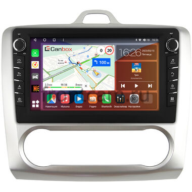 Ford Focus 2 2005-2011 с климатом Canbox H-Line 7833-9060 Android 10 (4G-SIM, 4/64, DSP, IPS) С крутилками