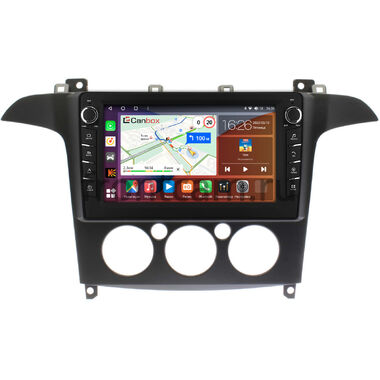 Ford S-Max, Galaxy 2 2006-2015 (с кондиционером) Canbox H-Line 7834-9-FR098N на Android 10 (4G-SIM, 6/128, DSP, IPS) С крутилками