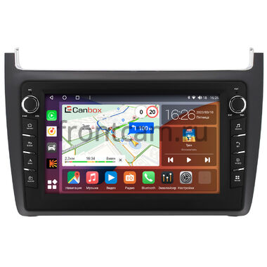 Volkswagen Polo 5 (2009-2020) (матовая) Canbox H-Line 7834-9091 на Android 10 (4G-SIM, 6/128, DSP, IPS) С крутилками