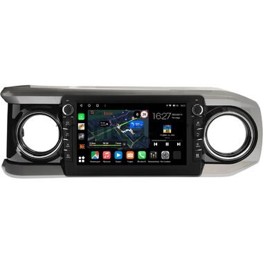 Toyota Tacoma 3 2015-2023 (черная, глянцевая) Canbox M-Line 7835-10-1431 на Android 10 (4G-SIM, 2/32, DSP, QLed) С крутилками