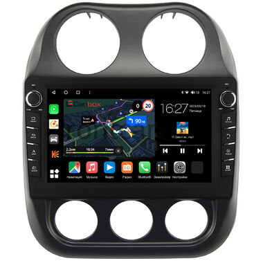 Jeep Compass, Liberty (Patriot) 2009-2016 Canbox M-Line 7835-10-810 на Android 10 (4G-SIM, 2/32, DSP, QLed) С крутилками