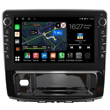 Haval H9 2014-2024 (глянец) Canbox M-Line 7835-10-910 на Android 10 (4G-SIM, 2/32, DSP, QLed) С крутилками