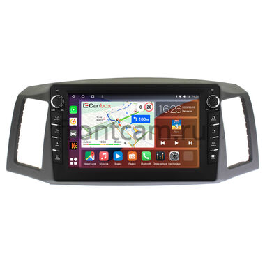 Jeep Grand Cherokee 3 (WK) (2004-2007) (руль слева) Canbox H-Line 7836-10-1193 на Android 10 (4G-SIM, 4/32, DSP, QLed) С крутилками