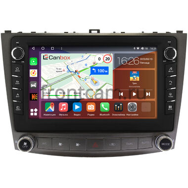 Lexus IS 2 2005-2016 Canbox H-Line 7836-10-250 на Android 10 (4G-SIM, 4/32, DSP, QLed) С крутилками