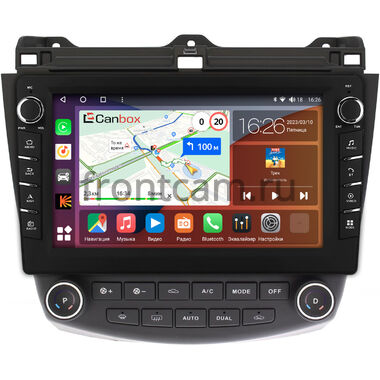 Honda Accord 7 2002-2008 Canbox H-Line 7836-1073 на Android 10 (4G-SIM, 4/32, DSP, QLed) С крутилками