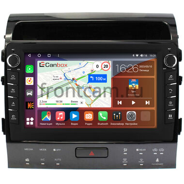 Toyota Land Cruiser 200 2007-2009 для авто с Navi (тип С) Canbox H-Line 7837-10-1201 на Android 10 (4G-SIM, 4/64, DSP, QLed) С крутилками