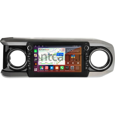 Toyota Tacoma 3 (2015-2023) (черная, глянцевая) Canbox H-Line 7837-10-1431 на Android 10 (4G-SIM, 4/64, DSP, QLed) С крутилками