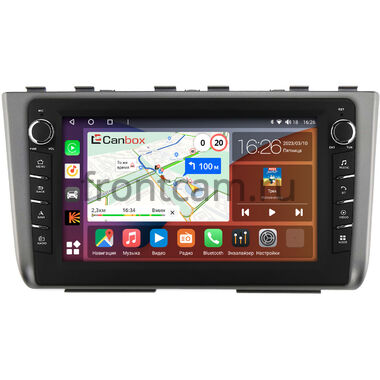 Hyundai Creta 2 2021-2024 (темно-серая) Canbox H-Line 7837-10-HY247T на Android 10 (4G-SIM, 4/64, DSP, QLed) С крутилками