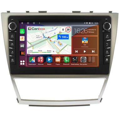 Toyota Camry XV40 2006-2011 Canbox H-Line 7837-1063 на Android 10 (4G-SIM, 4/64, DSP, QLed) С крутилками