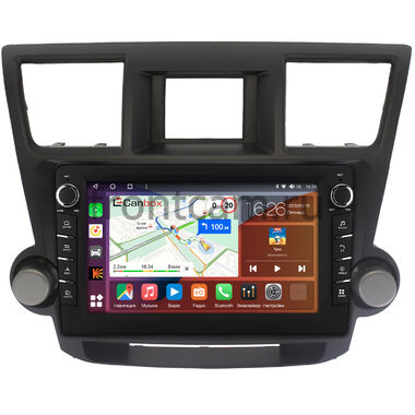 Toyota Highlander (U40) 2007-2013 (тип 2) Canbox H-Line 7837-1087 на Android 10 (4G-SIM, 4/64, DSP, QLed) С крутилками