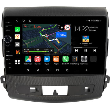 Mitsubishi Outlander XL 2005-2013 Canbox M-Line 7840-9-004 для авто с Rockford на Android 10 (4G-SIM, 2/32, DSP, QLed)