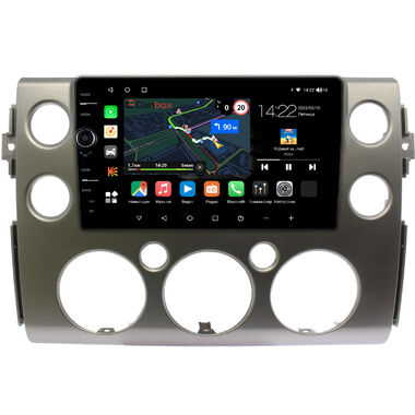 Toyota FJ Cruiser 2006-2022 (серебро) Canbox M-Line 7840-9-189 на Android 10 (4G-SIM, 2/32, DSP, QLed)
