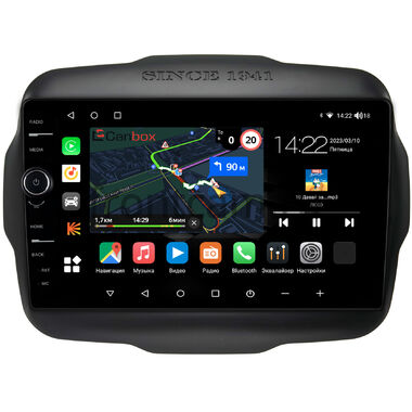 Jeep Renegade (2014-2024) Canbox M-Line 7840-9-629 на Android 10 (4G-SIM, 2/32, DSP, QLed)