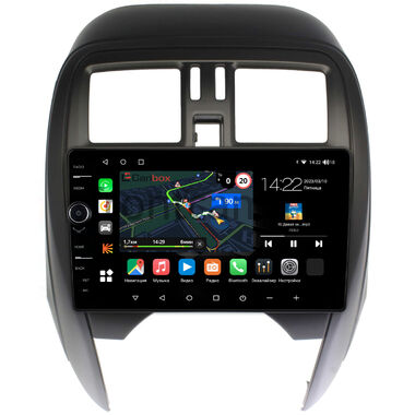 Nissan March (K13) (2013-2024) Canbox M-Line 7840-9-NI097N на Android 10 (4G-SIM, 2/32, DSP, QLed)