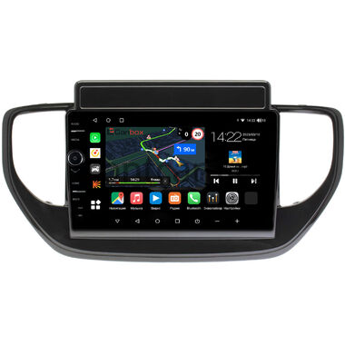Hyundai Solaris 2 (2020-2024) (для авто с экраном) Canbox M-Line 7840-9-TK957 на Android 10 (4G-SIM, 2/32, DSP, QLed)