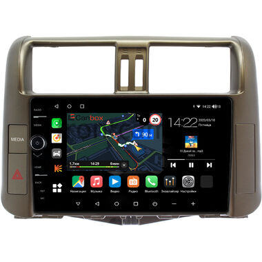 Toyota Land Cruiser Prado 150 2009-2013 (для авто с Navi и JBL Synthesis, цвет бронза) Canbox M-Line 7840-9005-1 на Android 10 (4G-SIM, 2/32, DSP, QLed)