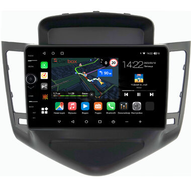 Chevrolet Cruze 2008-2012 (черная) Canbox M-Line 7840-9010 на Android 10 (4G-SIM, 2/32, DSP, QLed)