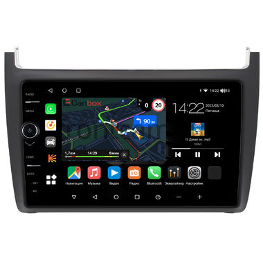 Volkswagen Polo 5 2009-2020 (матовая) Canbox M-Line 7840-9091 на Android 10 (4G-SIM, 2/32, DSP, QLed)