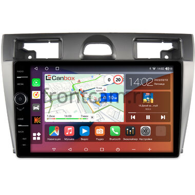 Ford Fiesta (Mk5) 2002-2008 Canbox H-Line 7842-9-1264 на Android 10 (4G-SIM, 4/32, DSP, QLed)