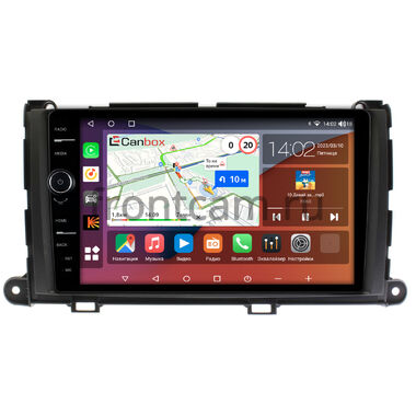 Toyota Sienna 3 (2010-2014) Canbox H-Line 7842-9-202 Android 10 (4G-SIM, 4/32, DSP, QLed)