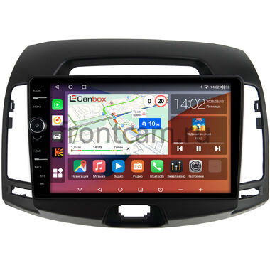 Hyundai Elantra 4 (HD) 2006-2011 (черная) Canbox H-Line 7842-9-680 Android 10 (4G-SIM, 4/32, DSP, QLed)