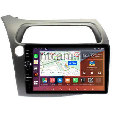 Honda Civic 8 5D 2005-2012 (левый руль, хэтчбэк) Canbox H-Line 7842-9-HO107N на Android 10 (4G-SIM, 4/32, DSP, QLed)