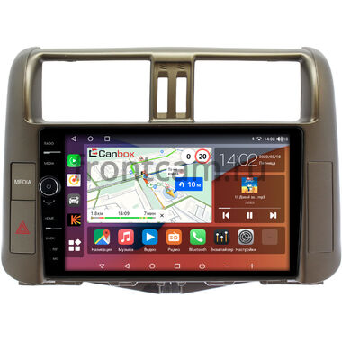 Toyota Land Cruiser Prado 150 (2009-2013) (для авто с круговым обзором) Canbox H-Line 7842-9005-1 на Android 10 (4G-SIM, 4/32, DSP, QLed)