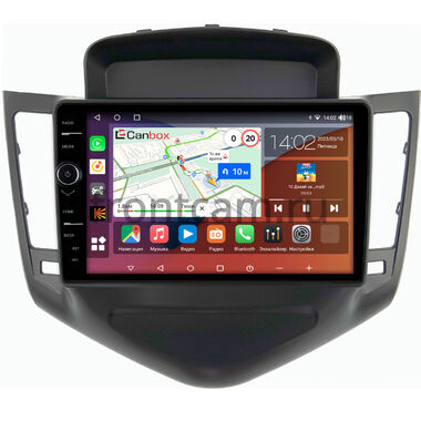 Chevrolet Cruze (2008-2012) (черная) Canbox H-Line 7842-9010 на Android 10 (4G-SIM, 4/32, DSP, QLed)