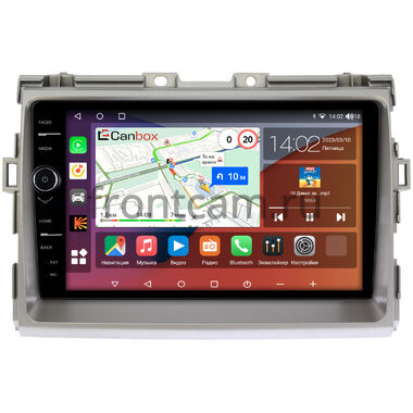 Toyota Estima 3 2006-2016, Previa 3 (XR50) 2006-2019 Canbox H-Line 7842-9093 на Android 10 (4G-SIM, 4/32, DSP, QLed) (серая)