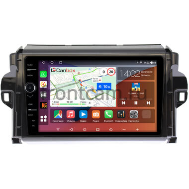 Toyota Fortuner 2 (2015-2024) Canbox H-Line 7842-9106 Android 10 (4G-SIM, 4/32, DSP, QLed)