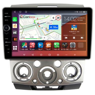 Ford Ranger 2 (2006-2011) Canbox H-Line 7842-9139 на Android 10 (4G-SIM, 4/32, DSP, QLed)