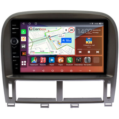 Lexus LS 430 (2000-2006) (для авто с монитором) (9 дюймов) Canbox H-Line 7842-9261 Android 10 (4G-SIM, 4/32, DSP, QLed)