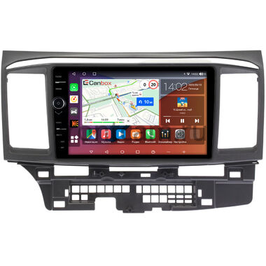 Mitsubishi Lancer 10 (2007-2017) Canbox H-Line 7843-9-MI113N на Android 10 (4G-SIM, 4/64, DSP, QLed)