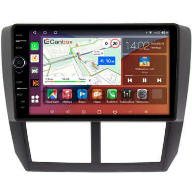 Subaru Forester 3, Impreza 3 (2007-2013) Canbox H-Line 7843-9080 на Android 10 (4G-SIM, 4/64, DSP, QLed)
