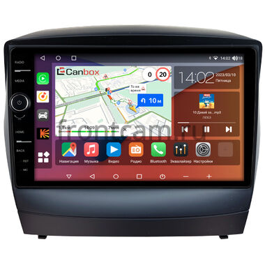 Hyundai ix35, Tucson 2 2009-2015 (для авто без камеры) Canbox H-Line 7843-9088 на Android 10 (4G-SIM, 4/64, DSP, QLed)