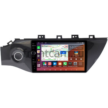 Kia Rio 4, Rio X-Line (2017-2020) Canbox H-Line 7844-9012 на Android 10 (4G-SIM, 6/128, DSP, QLed) (с кнопкой)