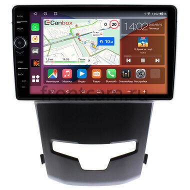 SsangYong Actyon 2 (2013-2024) Canbox H-Line 7844-9183 Android 10 (4G-SIM, 6/128, DSP, QLed)