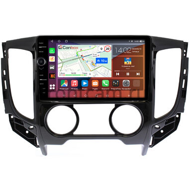 Mitsubishi L200 5 2015-2019 (с кондиционером, глянцевая) Canbox H-Line 7845-9339 на Android 10 (4G-SIM, 8/256, DSP, QLed)