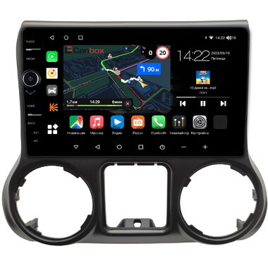 Jeep Wrangler 3 (JK) (2011-2014) Canbox M-Line 7850-10-009 на Android 10 (4G-SIM, 2/32, DSP, QLed)