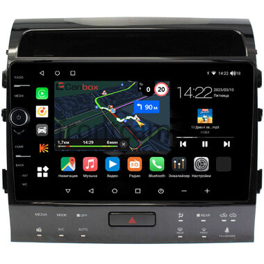 Toyota Land Cruiser 200 2010-2012 для авто с Navi (тип А) Canbox M-Line 7850-10-1203 на Android 10 (4G-SIM, 2/32, DSP, QLed)