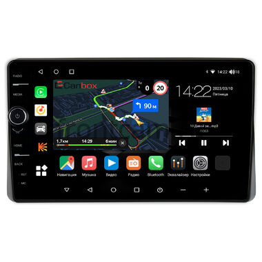 Renault Arkana, Duster 2, Master (2019-2024) Canbox M-Line 7850-10-1470 на Android 10 (4G-SIM, 2/32, DSP, QLed)