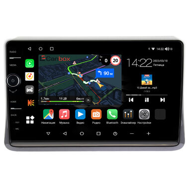 Toyota Esquire, Noah 3 (R80), Voxy 3 (R80) (2014-2022) Canbox M-Line 7850-10-197 на Android 10 (4G-SIM, 2/32, DSP, QLed)