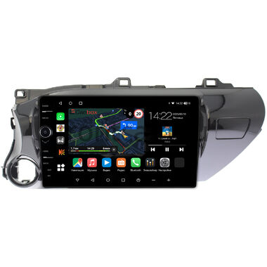 Toyota Hilux 8 2015-2024 (руль слева) Canbox M-Line 7850-1056 на Android 10 (4G-SIM, 2/32, DSP, QLed) (для любой комплектации)