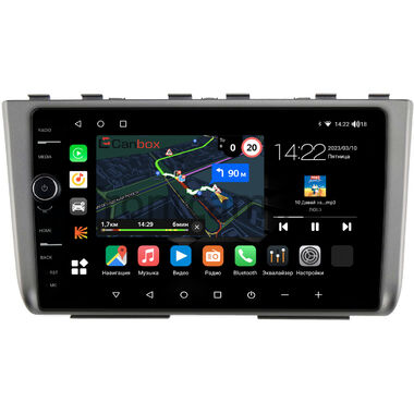 Hyundai Creta 2 2021-2024 (темно-серая) Canbox M-Line 7851-10-HY247T на Android 10 (4G-SIM, 4/64, DSP, QLed)