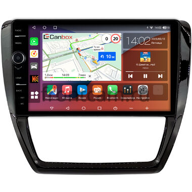 Volkswagen Jetta 6 (2010-2018) (глянец) Canbox H-Line 7852-10-043 на Android 10 (4G-SIM, 3/32, DSP, QLed)