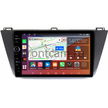 Volkswagen Tiguan 2 (2016-2023) Canbox H-Line 7852-10-1122 на Android 10 (4G-SIM, 3/32, DSP, QLed)