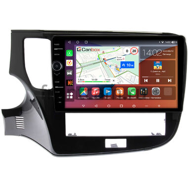 Mitsubishi Outlander 3 2012-2024 Canbox H-Line 7852-10-1153 на Android 10 (4G-SIM, 4/32, DSP, QLed)