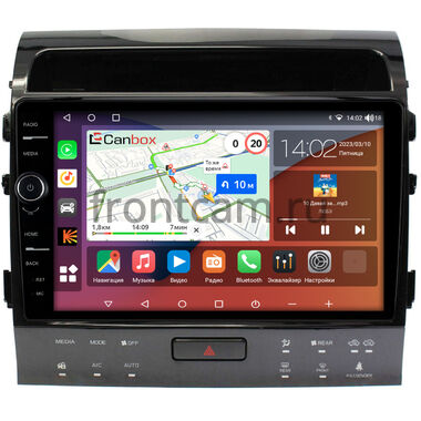 Toyota Land Cruiser 200 2013-2015 для авто с Navi (тип В) Canbox H-Line 7852-10-1202 на Android 10 (4G-SIM, 4/32, DSP, QLed)